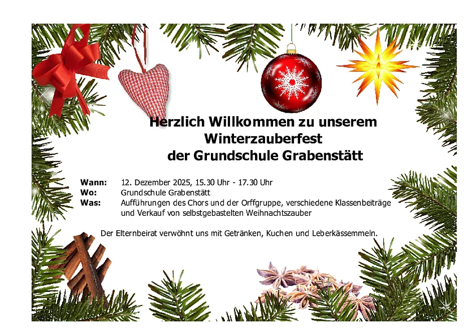 Einladung Winterzauberfest